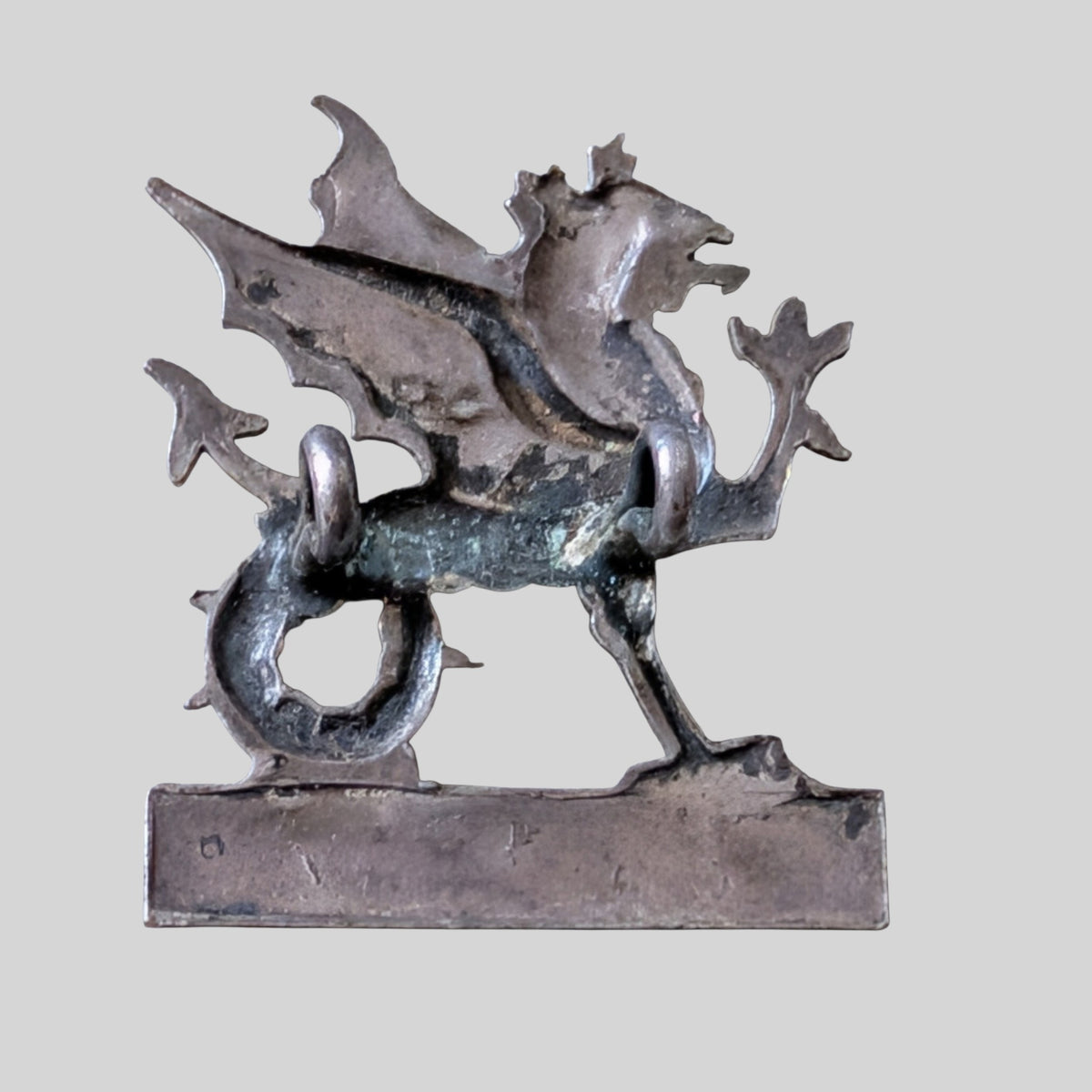 Wessex Brigade Officer's Silvered Cap Badge