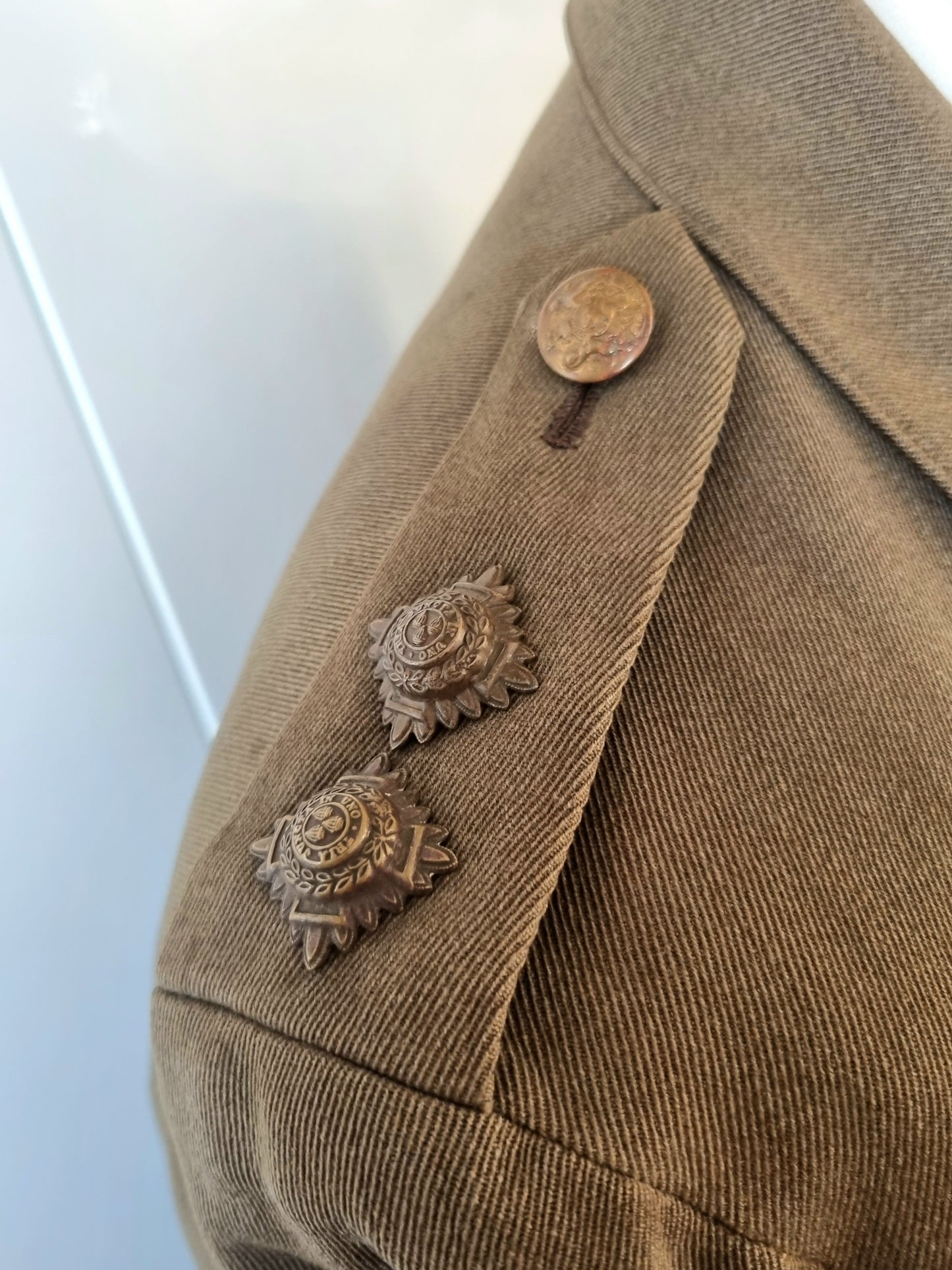 WW1 British Army Lieutenant Uniform Jacket Royal Warwickshire Regiment & Sam Browne