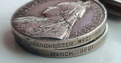 Boer War & WW1 British Army Medal Group to Sergeant Walter Ashton - 1st Manchester Regiment