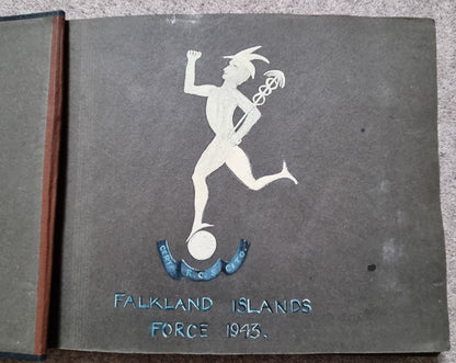 SOLD! Unusual WW2 British Army Falkland Islands Photo Album, 1943