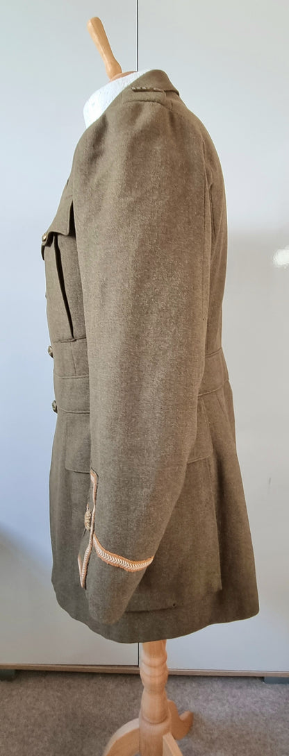 WW1 British Army 2nd Lieutenant Cuff Rank Uniform Jacket Royal Field Artillery (Made from Original Parts)