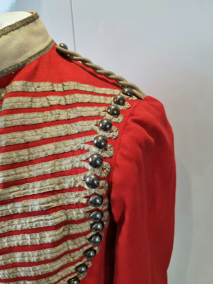 Superb Victorian Westmorland & Cumberland Hussars Shell Jacket & Trousers, Dated 1889