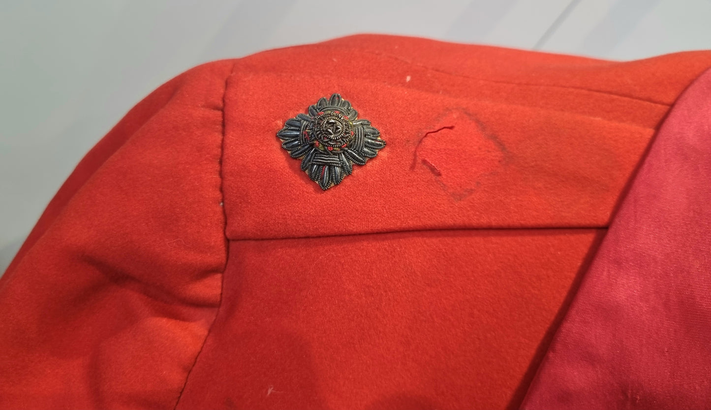 Lovely Victorian Durham Light Infantry Mess Jacket & Matching Waistcoat