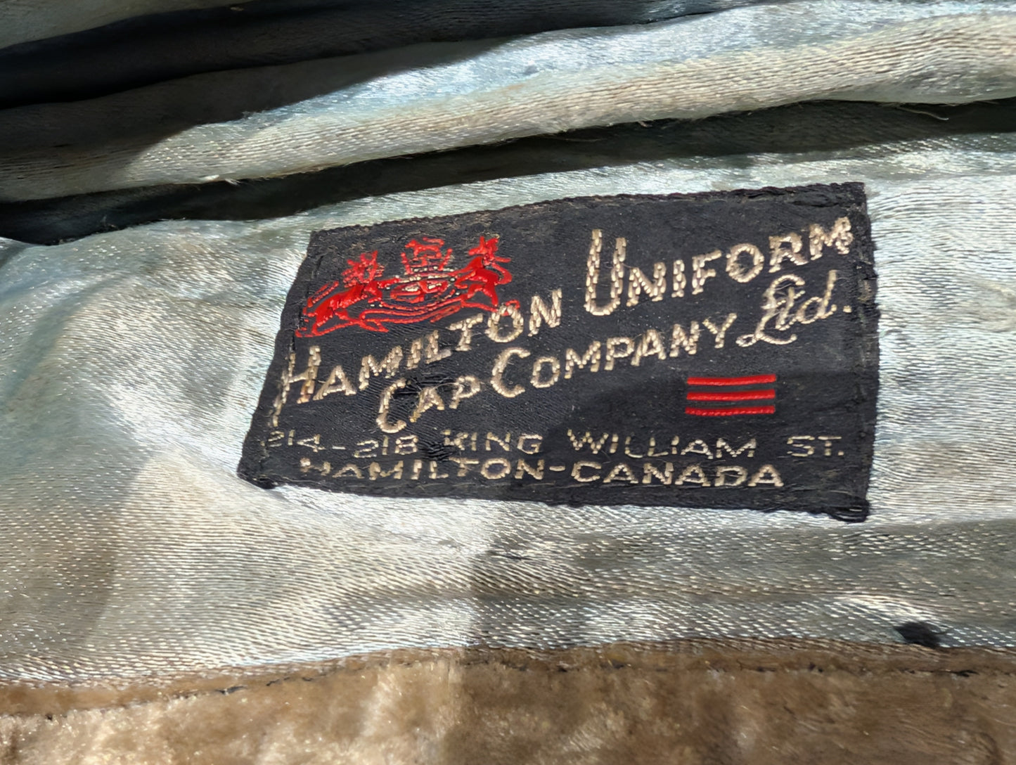 WW2 RAF Royal Air Force Officers Sidecap Canadian Made