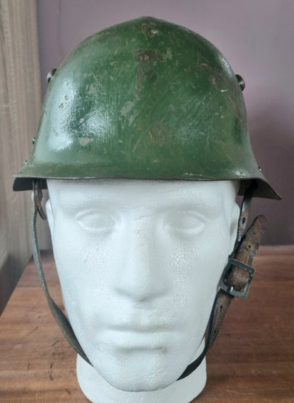 Post War Reused WW2 Bulgarian M36 Type C Helmet
