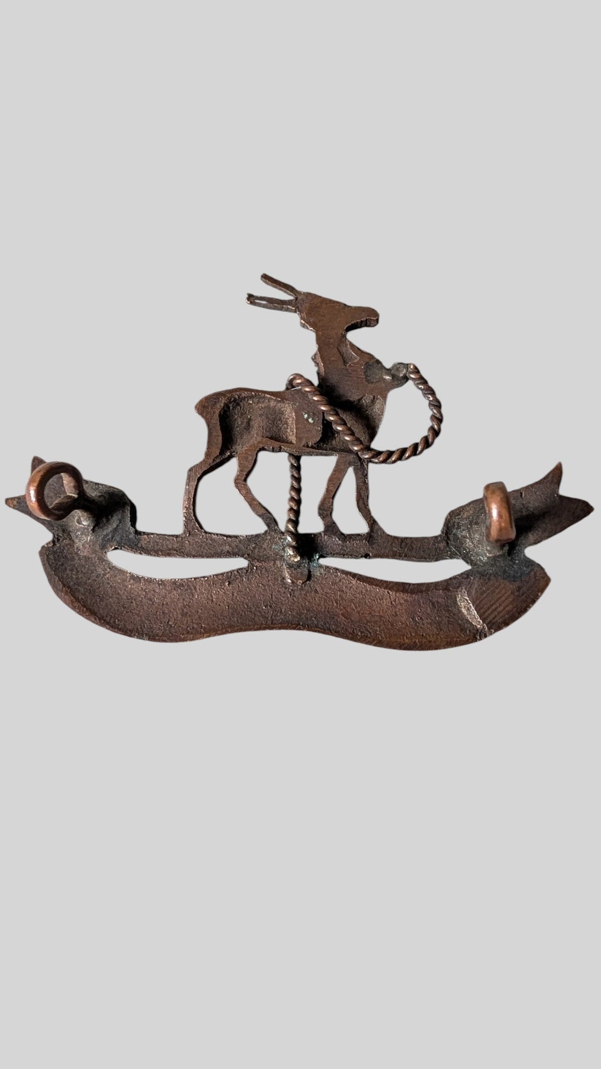 Royal Warwickshire Regiment Officer's Bronze Cap Badge