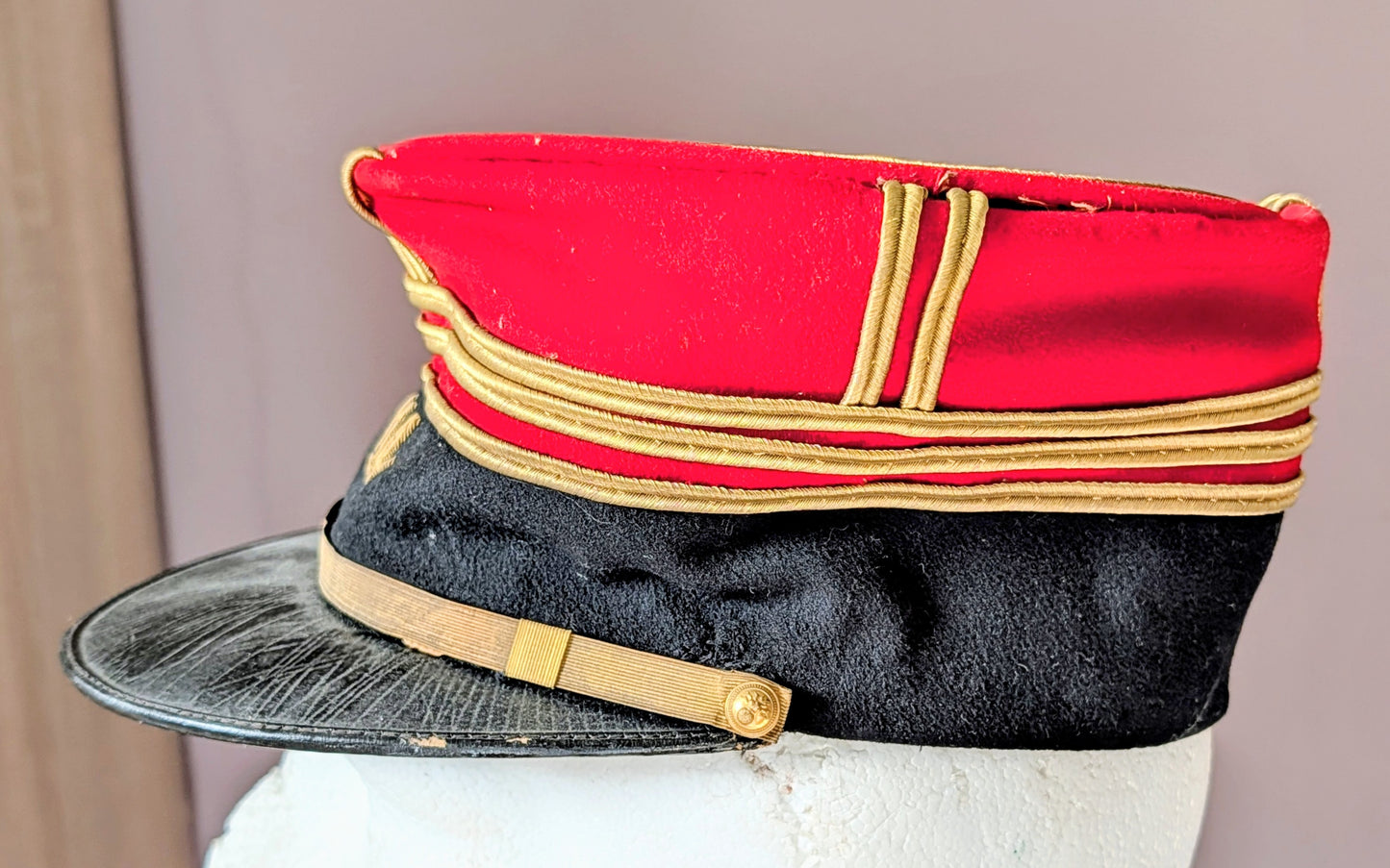 Lovely WW1 French Army 114th Infantry Regt Captain's Kepi Cap Hat