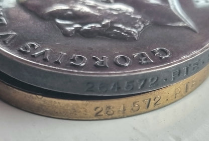 SOLD! WW1 British Medal Duo Private J Welsh Royal Air Force RAF