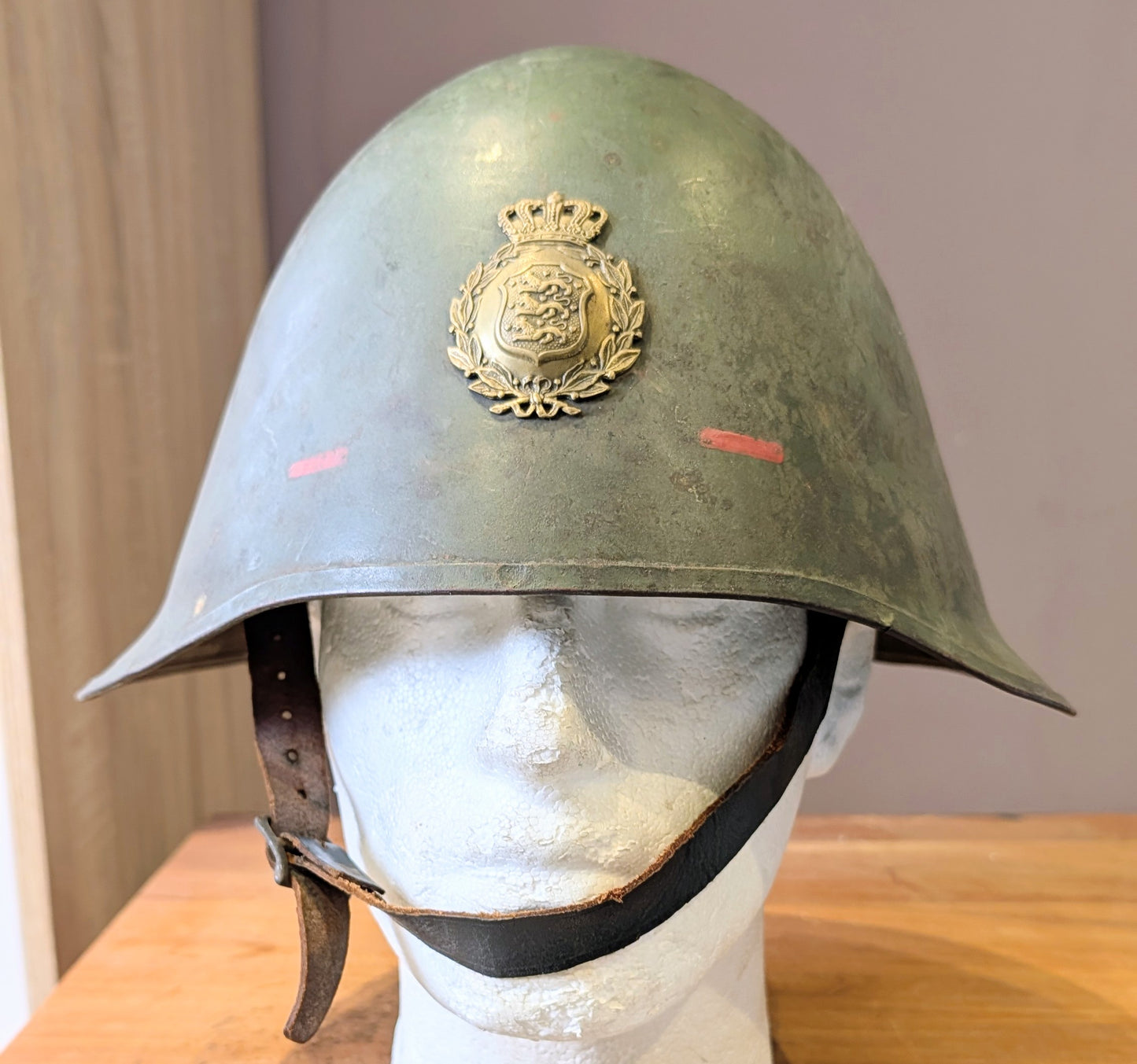 WW2 M23/41 Danish Army combat helmet
