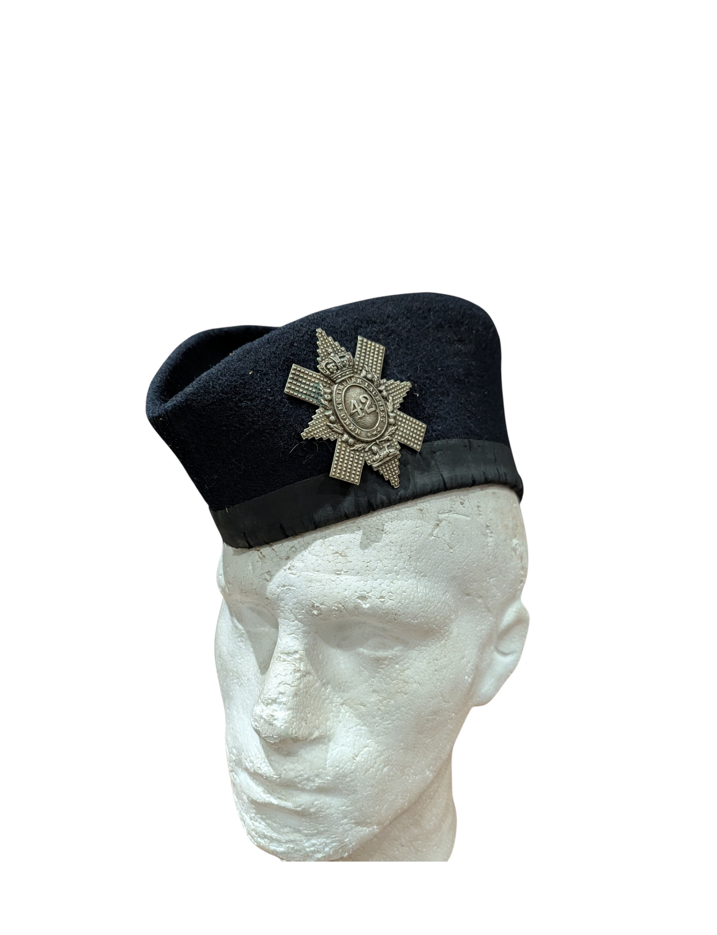 Rare Victorian British Army 42nd Regiment Of Foot Glengarry Cap