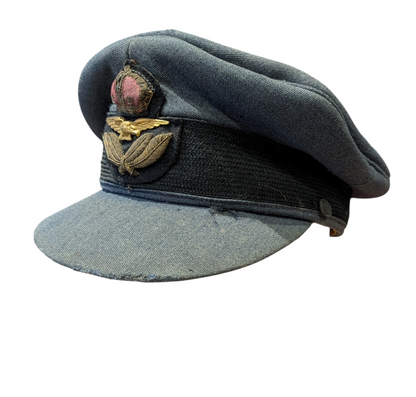 SOLD! WW2 RAF Officers Peaked Visor Cap