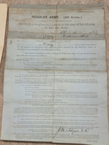 SOLD! WW2 Tropical KD Uniform collection with Jacket Trousers Badges Dog Tags Papers KORL - George Butterworth