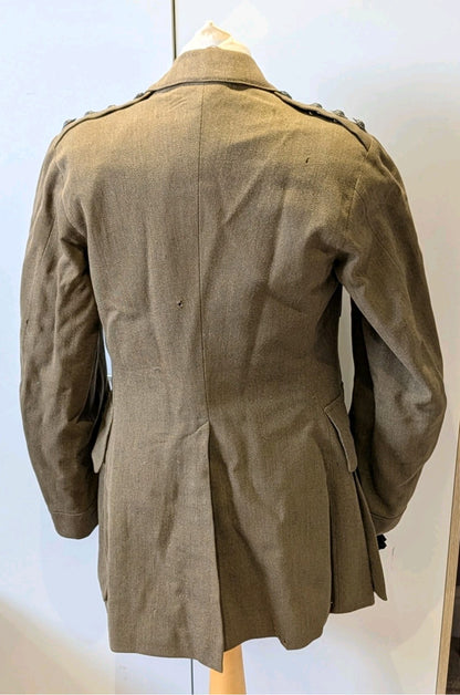 WW1 British Army Captain's Rifle Brigade Uniform Jacket Dated 1918