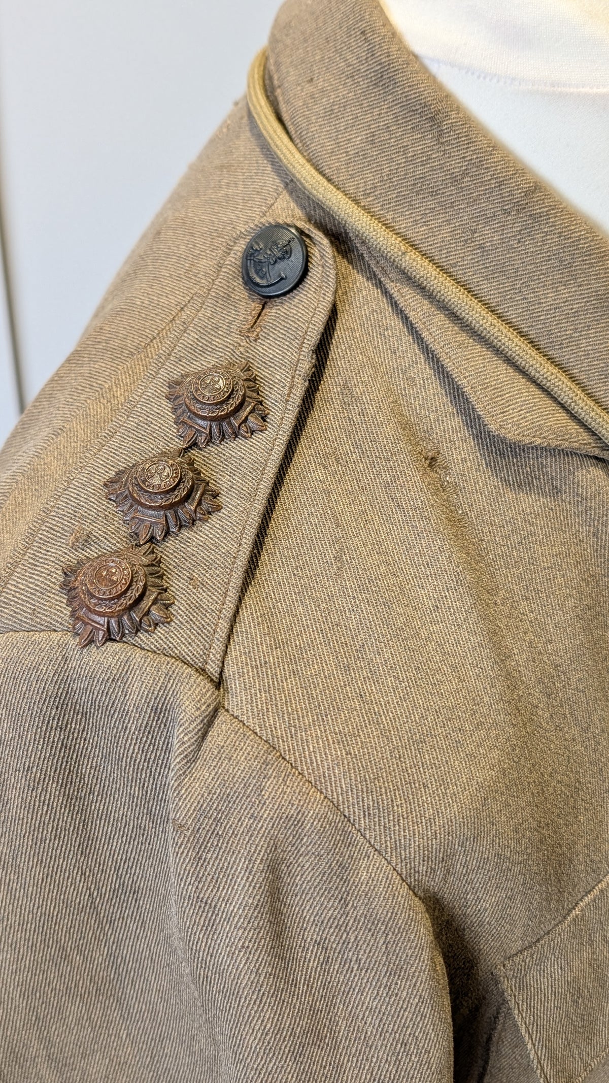 WW1 British Army Captain's Rifle Brigade Uniform Jacket Named