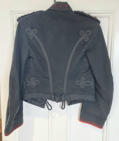 SOLD! Pre WW1 Edwardian King's Royal Rifle Corps Lieutenant's Frogged Mess Jacket