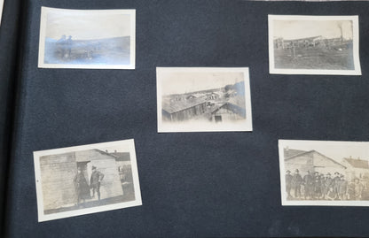 SOLD! Rare WW1 US Army Soldier's Photo Album Plus Ephemera - 125 Photos