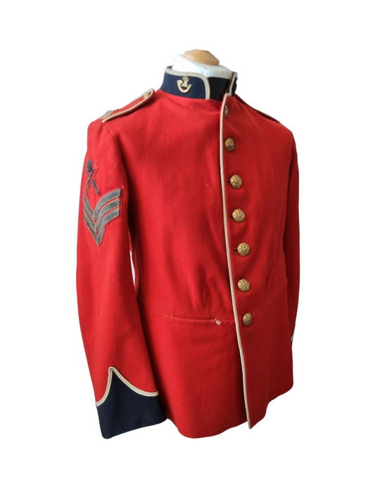 Pre-WW1 (Edwardian) Somerset Light Infantry Sergeant’s Scarlet Tunic & Trousers
