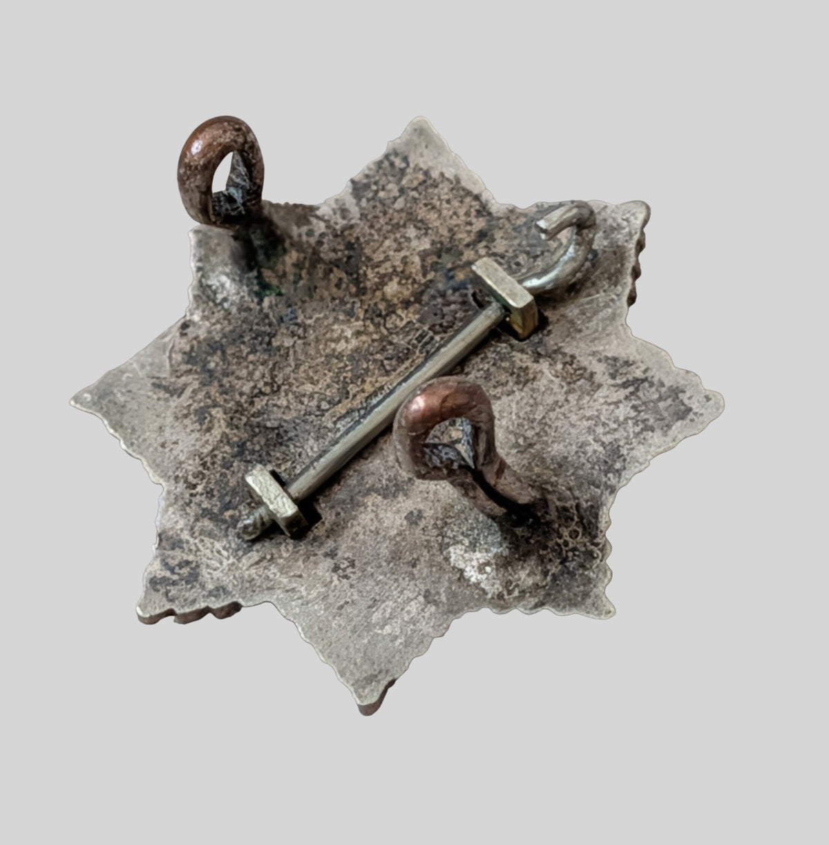 Cheshire Regiment Officer's Silver / Bimetal Collar Badge
