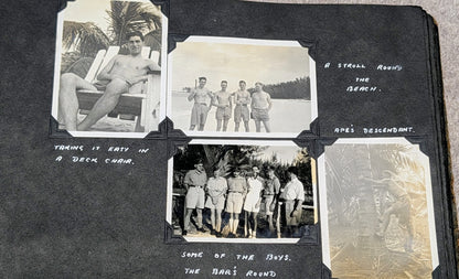 SOLD! WW2 RCAF Flying Log Book E  W Burchett With 2 Of His Photo Albums