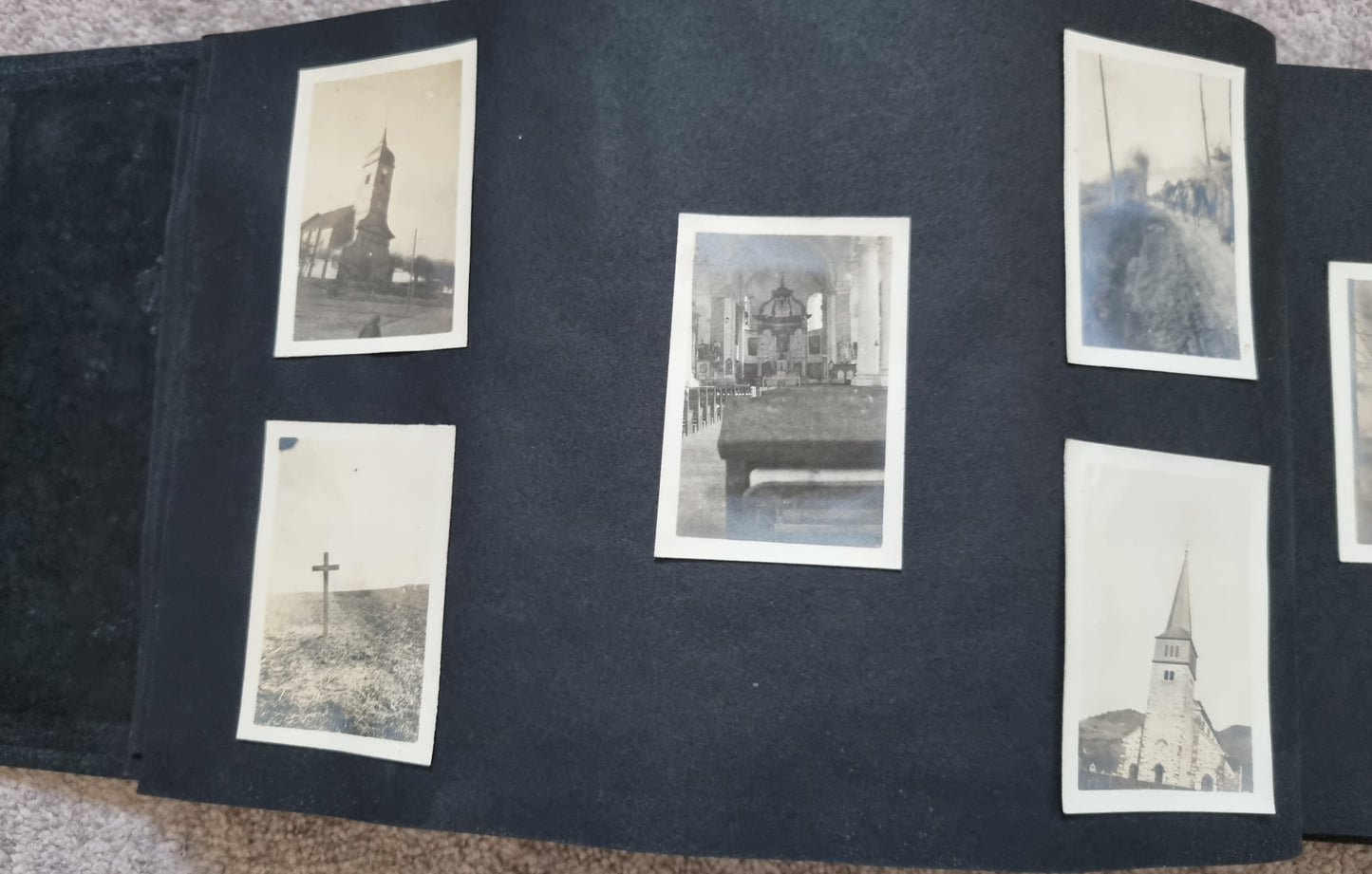 SOLD! Rare WW1 US Army Soldier's Photo Album Plus Ephemera - 125 Photos