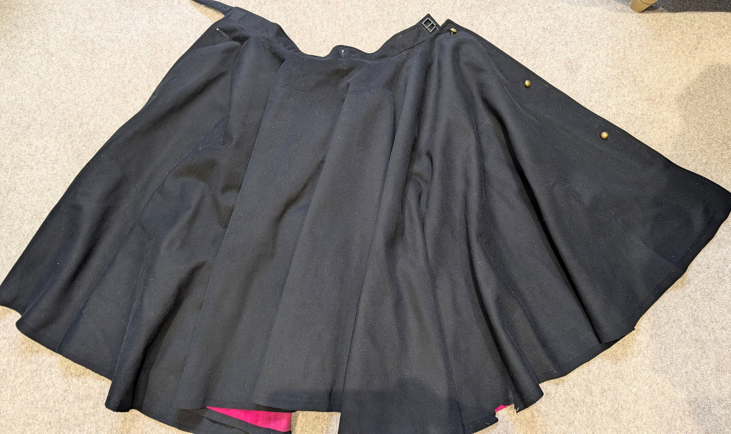Rare Edwardian 11th Hussars Officers Cloak & Cape To C H G Mulholland DSO OBE