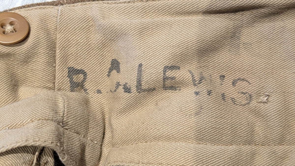 1954 British Army Royal Marine Commando Battledress & Trousers Named
