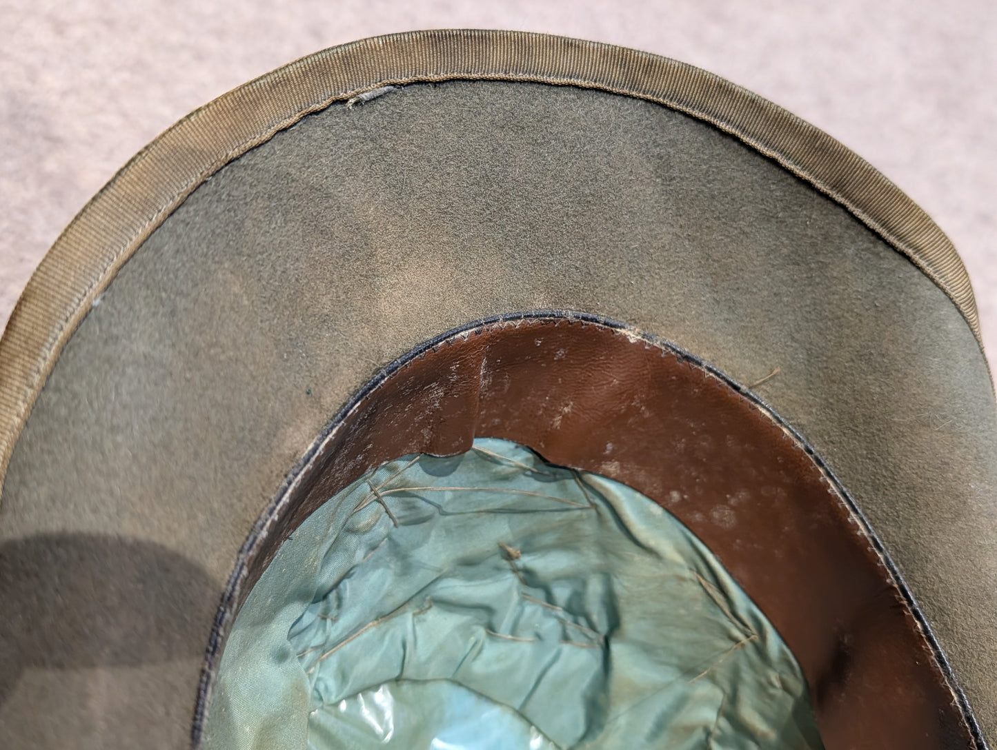 SOLD! Late 1940s Italian Army Enlisted Man's Alpini Autieri Cap with Nappina