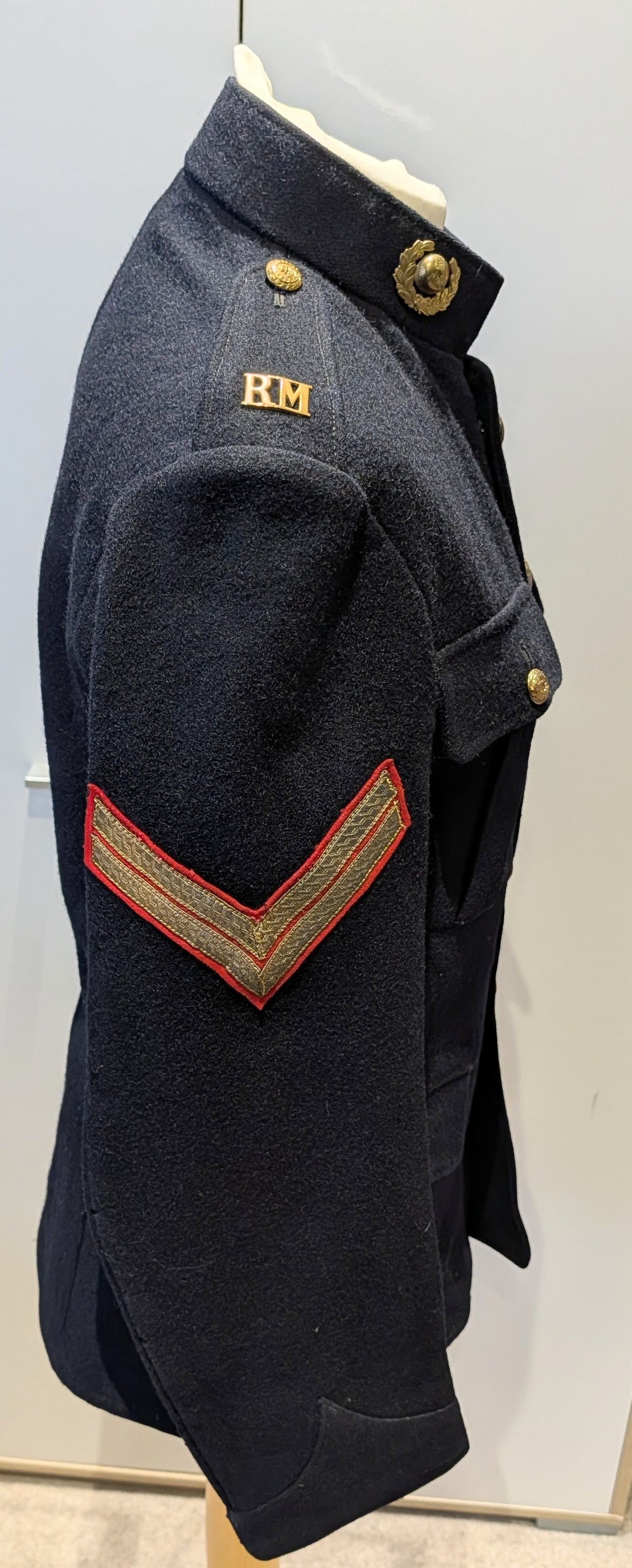 Pre 1953 Royal Marines Corporal's No1 Blue Dress Tunic WW2 Veteran