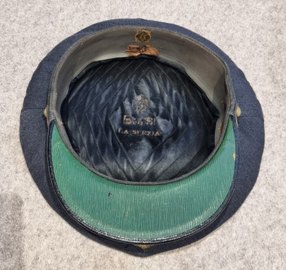 Beautiful WW2 Italian Air Force Visor Cap and Photo Album, belonging to Pompili Felice