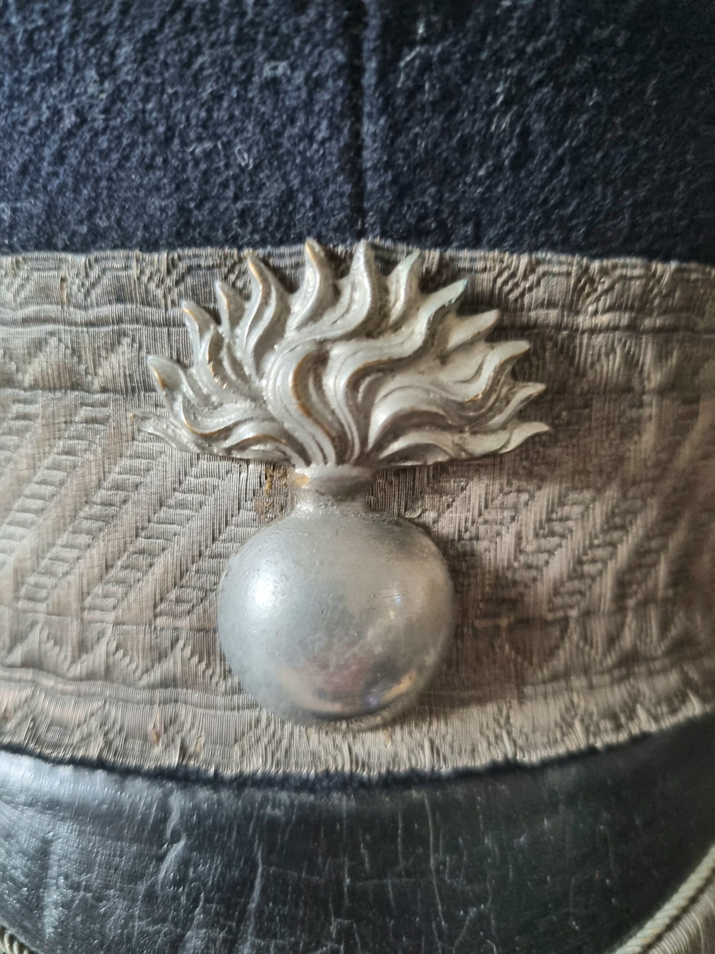 SOLD! Victorian Royal Engineers Volunteers 1880 Pattern Forage Cap & Chinstrap