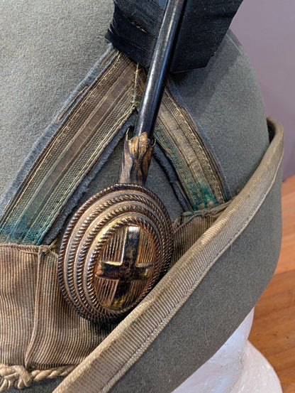 SOLD! Late 1940s Italian Army Enlisted Man's Alpini Autieri Cap with Nappina