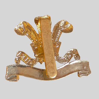 The Royal Hussars Bimetal Anodised Cap Badge
