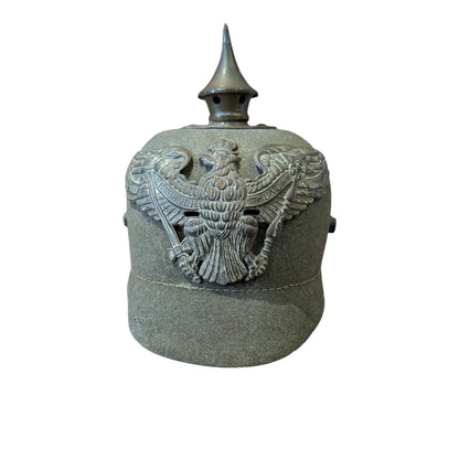 M15 WW1 German Prussian Grenadier Ersatz Felt Enlisted mans Pickelhaube Helmet