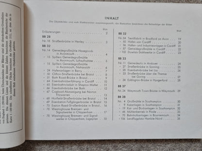 WW2 Operation Sealion German Invasion Map Folder & Objektbilder for South England