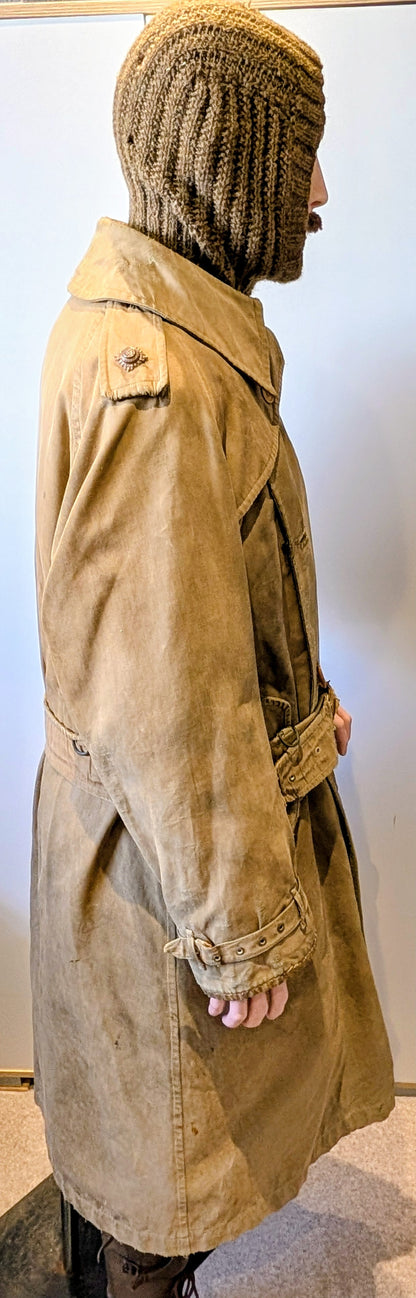 SOLD! Rare WW1 Burberry Officers Private Purchase Trench Coat with button-in Woollen Liner & Balaclava