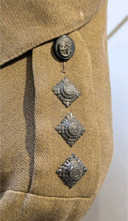 WW1 British Army Captain's Rifle Brigade Uniform Jacket Dated 1918