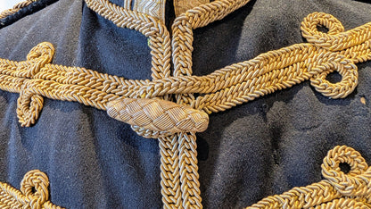 SOLD! Beautiful Original Early 20th Century 18th Hussars Full Dress Frogged Jacket