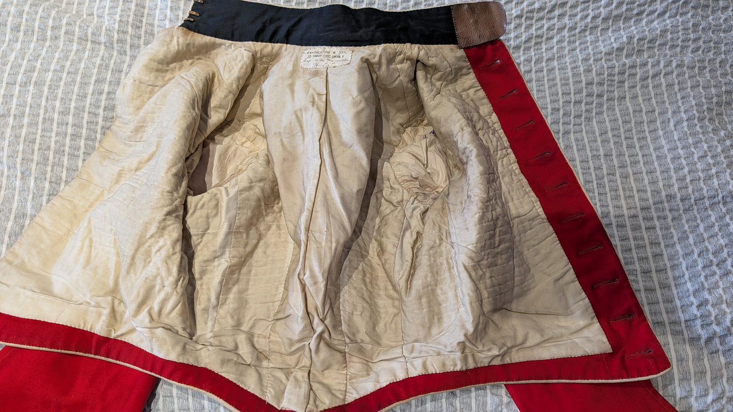 Pre WW1 Highland Light Infantry HLI Captain's Scarlet Mess Dress Jacket