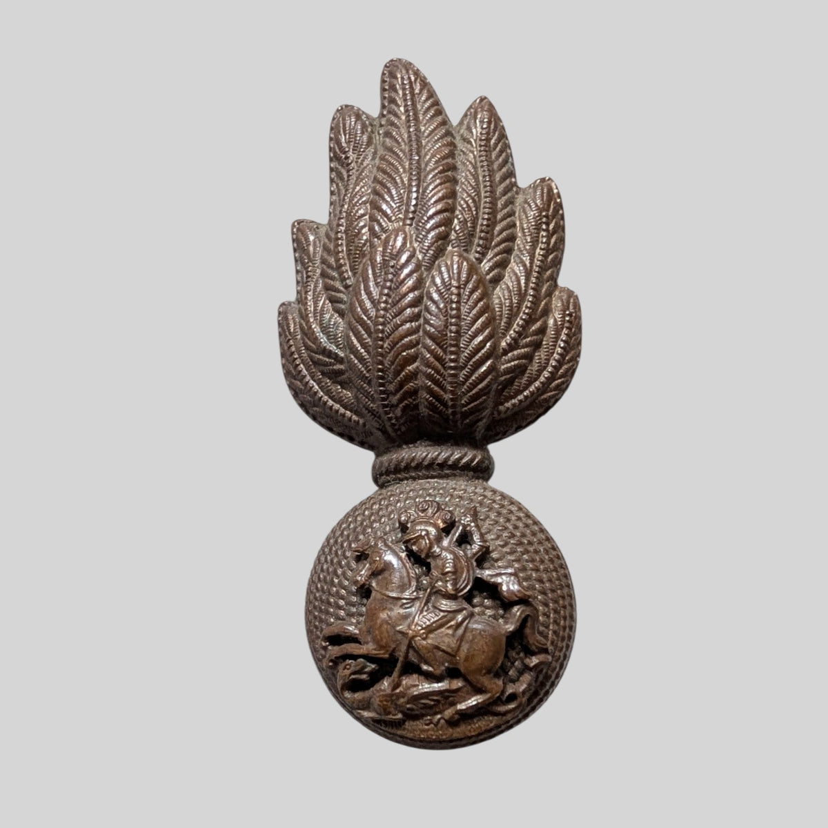 Sold! Rare WW1 Northumberland Fusiliers Officers Bronze Collar Badge