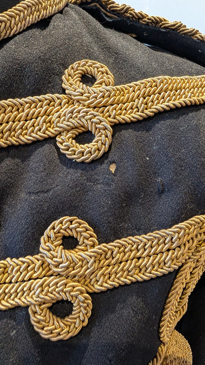 SOLD! Beautiful Original Early 20th Century 18th Hussars Full Dress Frogged Jacket