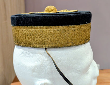 Victorian Royal Artillery  Senior NCO Pill Box hat With Chinstrap
