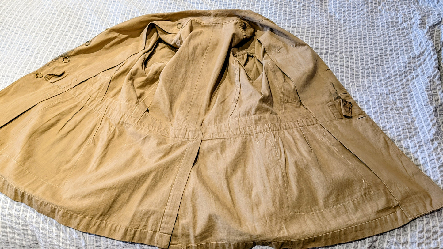 WW1 Era Indian 126th Baluchistan Regiment Lieutenant Colonel's Khaki Drill KD Jacket