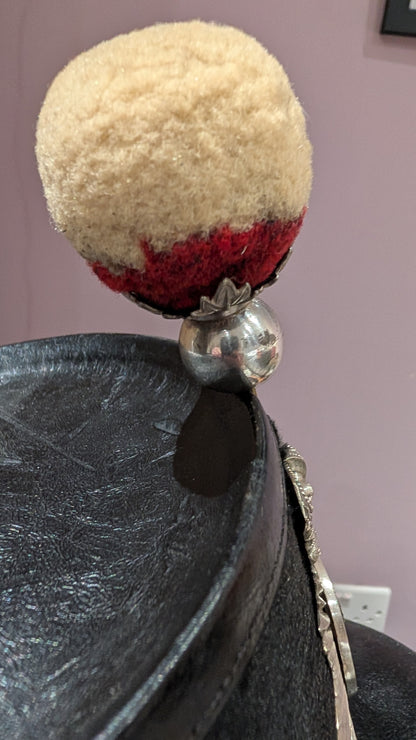Sold! Rare British Army Hertford Militia French Pattern Shako 1855-61 & Tin