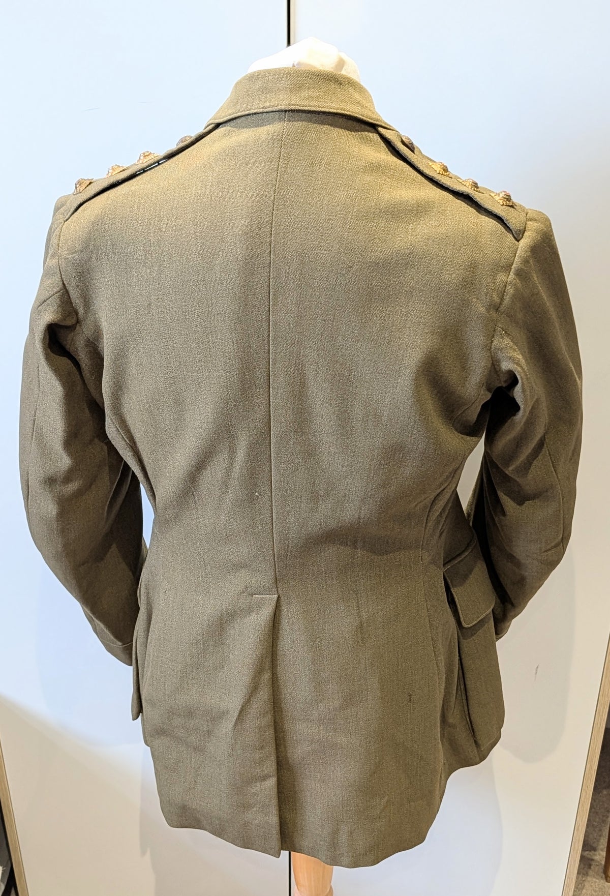 1930 Interwar British Army 11th Hussars Captain's Uniform Jacket Named