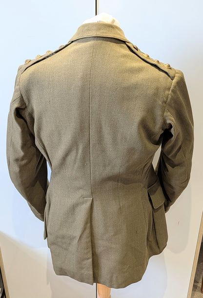 1930 Interwar British Army 11th Hussars Captain's Uniform Jacket Named