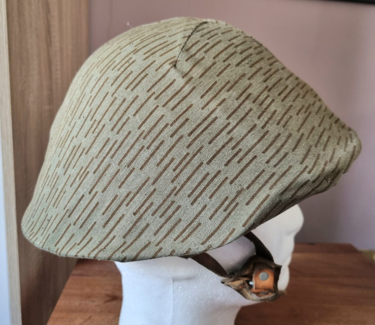 SOLD! East German NVA M56 Helmet with Camo Cover & Net