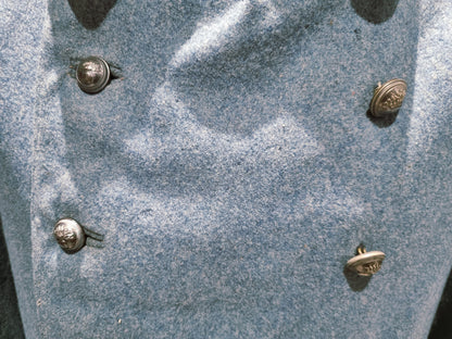 Rare WW1 French Army Horizon Blue M1915 Greatcoat 121st Infantry Regt