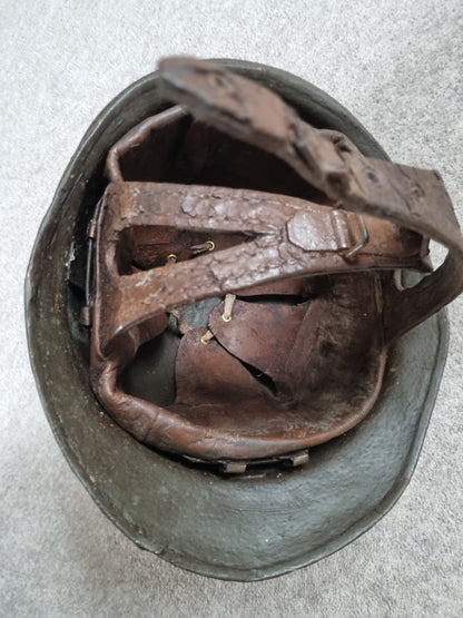 WW2 French Army M35 Tanker helmet Complete
