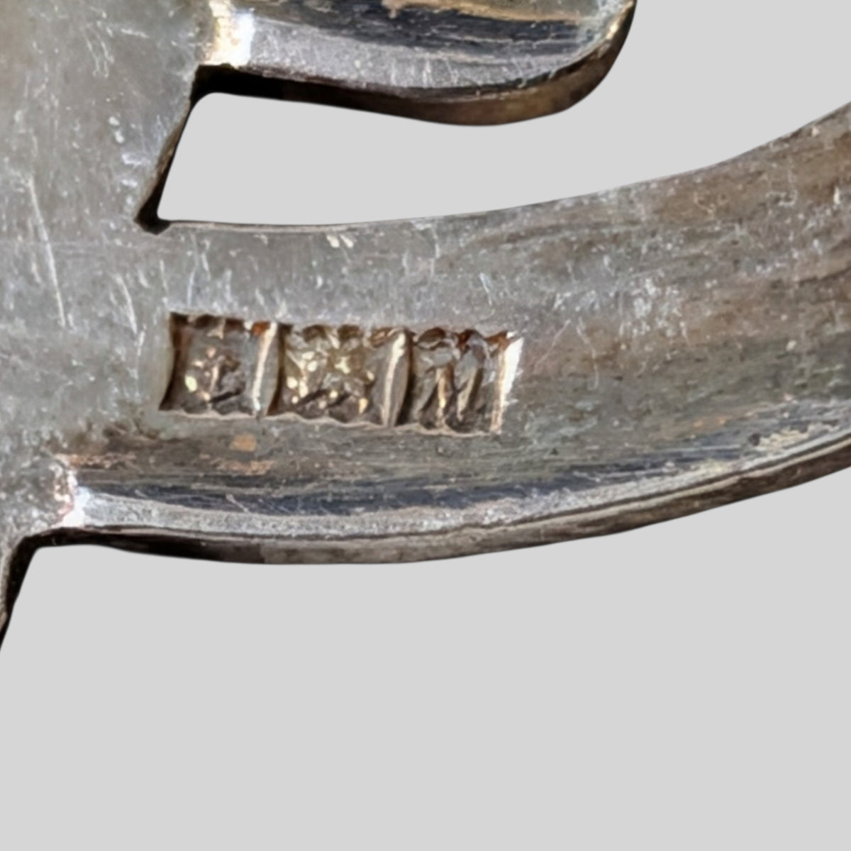 Rare Home Counties Brigade Hallmarked Silver Cap Badge 1961 By Gaunt