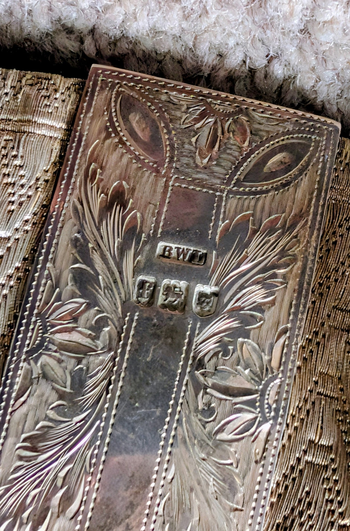 SOLD! Beautiful Edwardian Montgomeryshire Yeomanry CrossBelt & Pouch & Cover - Solid Silver Fittings